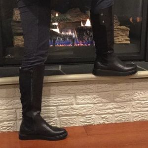 Girl's Black Wanted Lightweight Fashion Tall Boots